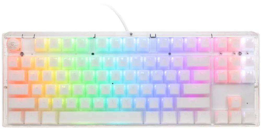 Tastatura Ducky One 3 Aura White TKL, RGB LED, Kailh Jellyfish Switch, Mecanica  (US)