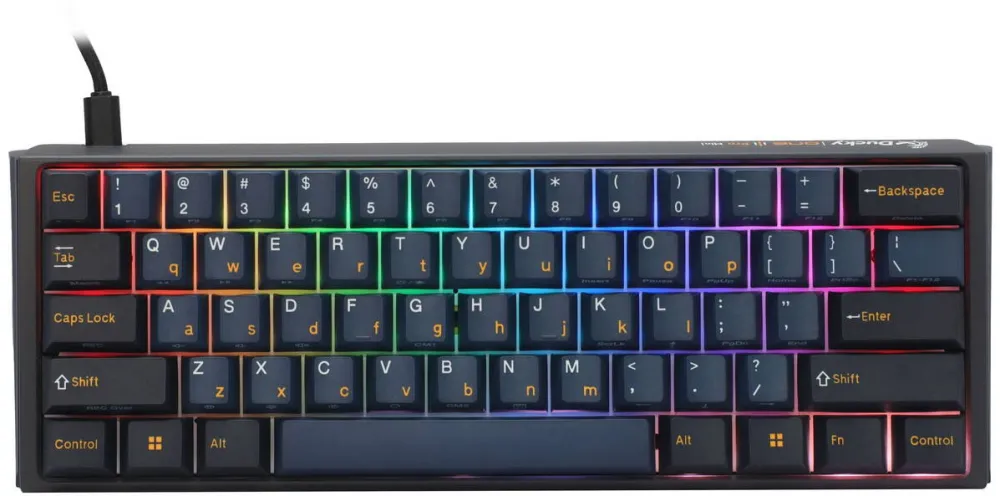 Tastatura Ducky One 3 Pro Mini Nazca Line, , 8.000 Hz, Hot Swap, RGB - Cherry MX2A Brown, ANSI (US)