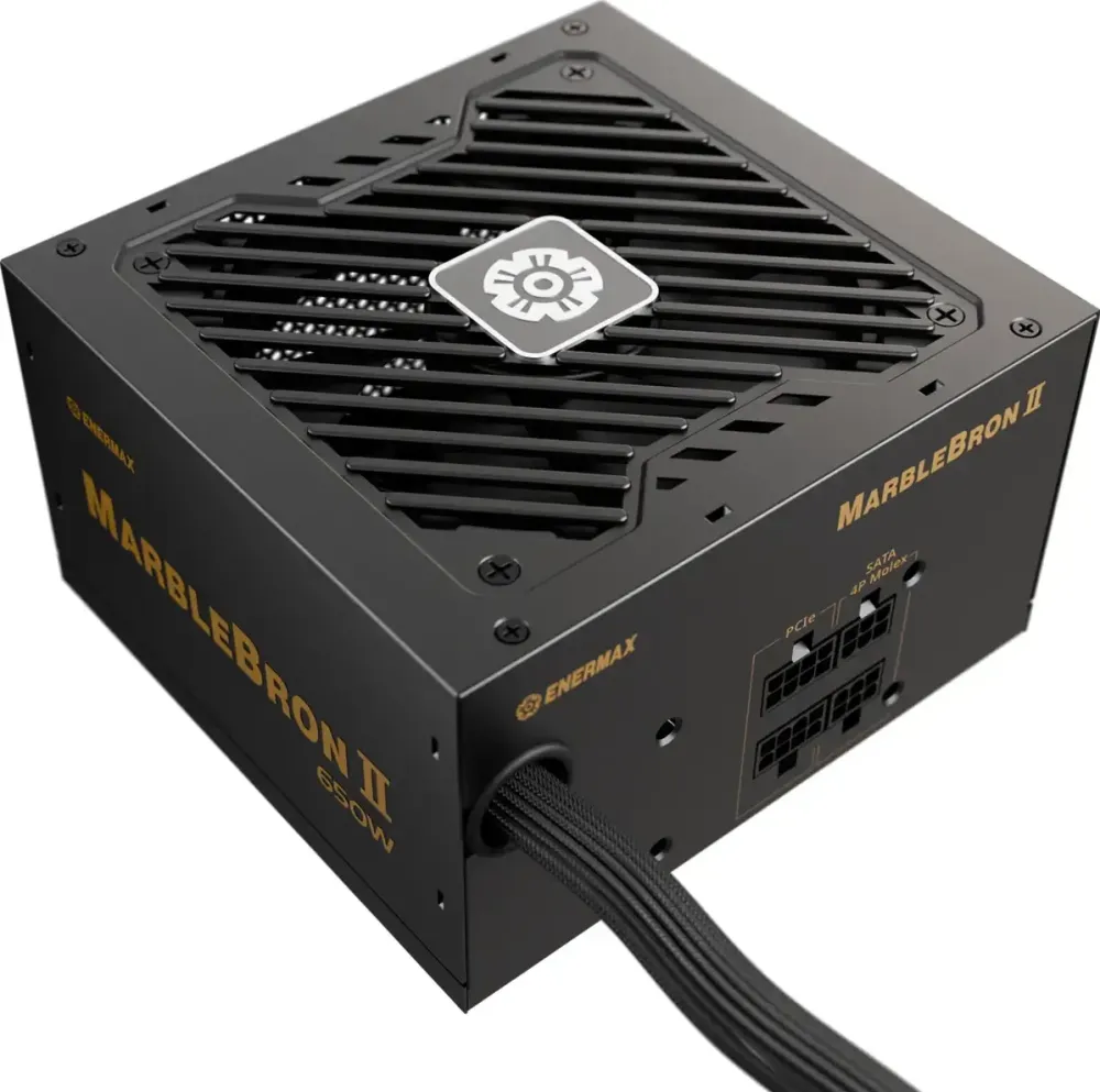 Sursa PC Enermax Marblebron II 650W (black, 2x PCIe, cable management, 650 watts)