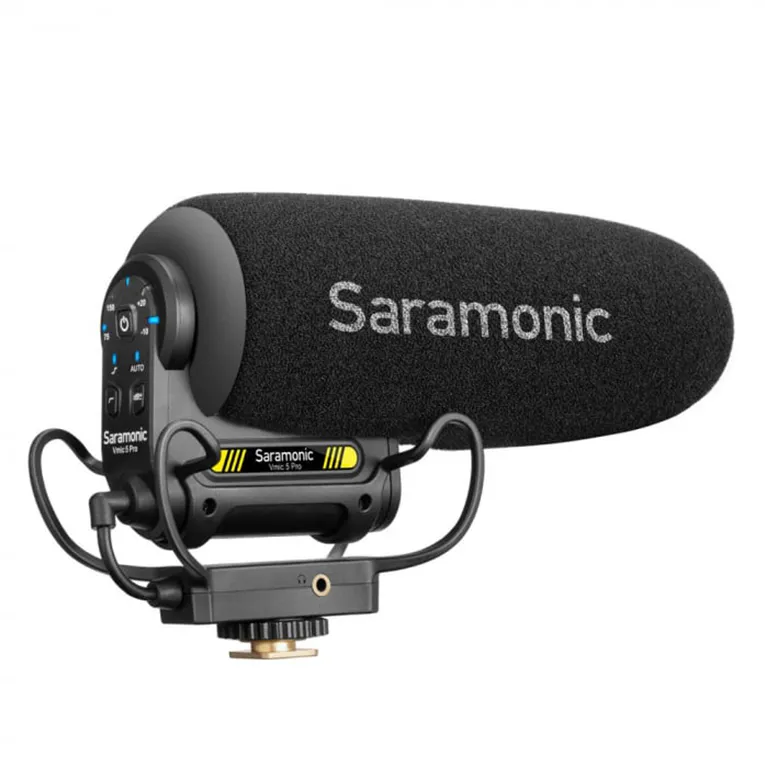 Microfon SARAMONIC Microfon Saramonic Vmic5 ProAuto On/Off, TRS & TRRS, Negru
