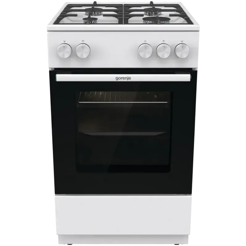 Aragaz GORENJE GG5A10WFFM, 4 arzatoare, Gaz, L 50 cm, alb