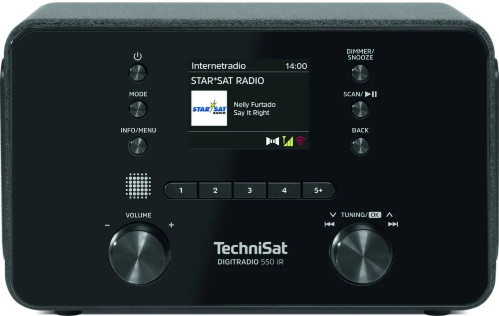 TechniSat Radio portabil TechniSat DIGITRADIO 550 IR, DAB+, Bluetooth, 2x5W, color TFT 2.4 inch