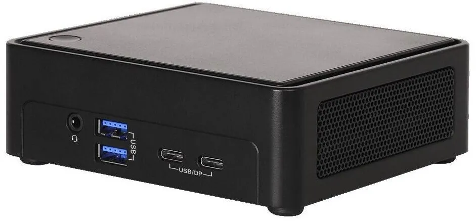 Sistem Mini ASRock Mini PC ASRock NUCS-Box-125H, Intel Core Ultra 5-125H, 4xUSB3.2, 2xUSB Type-C, 118x110x38mm, Negru