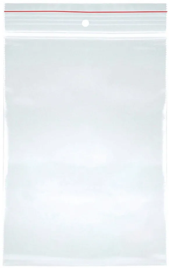 Office Products Pungi plastic cu fermoar pt sigilare, 220x280mm, 40microni, 100buc/set, Office Products-transparente