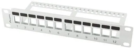 Accesoriu Retea LANBERG Patch panel Lanberg PPKS-9112-S, Alb