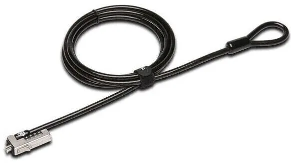Accesoriu Laptop Kensington Cablu antifurt cu cifru, Kensington, Slim, Negru/Argintiu