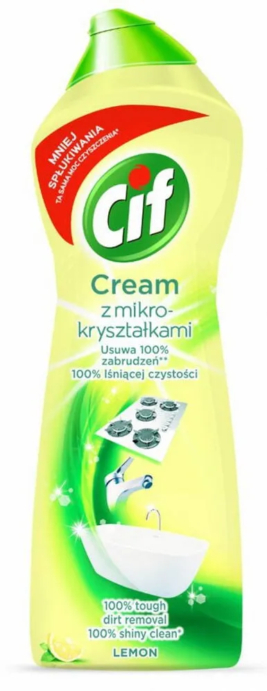 Chemia CIF Lemon, crema universala pentru curatat, 780 gr.