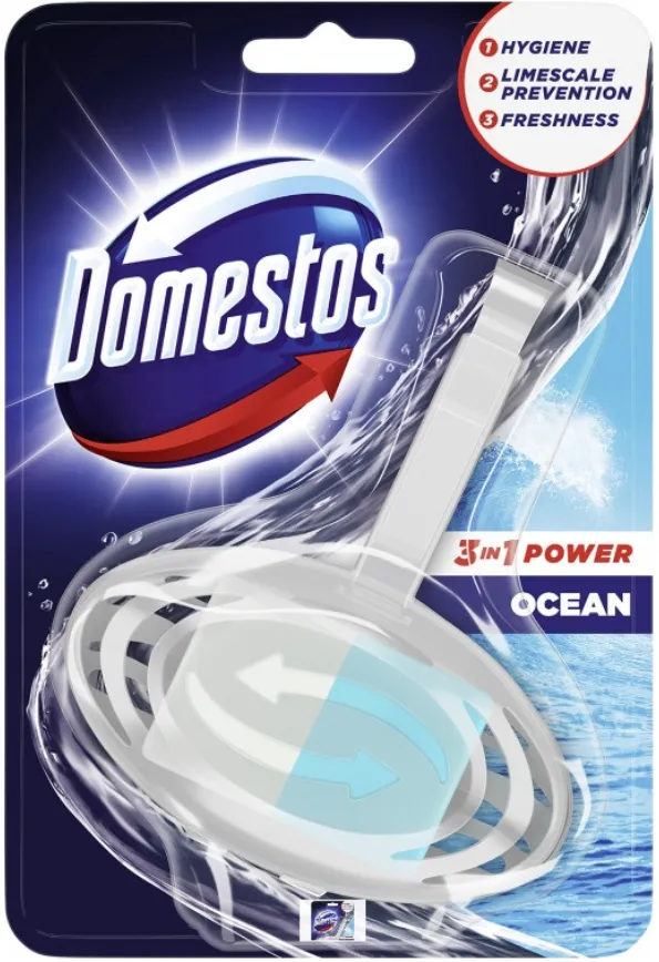 Chemia DOMESTOS Atlantic, odorizant solid pentru toaleta - 35 grame