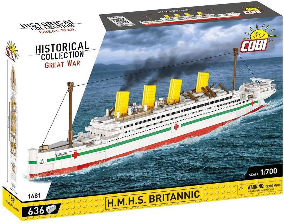 Jucarie creativa Cobi HMHS Britannic, construction toy