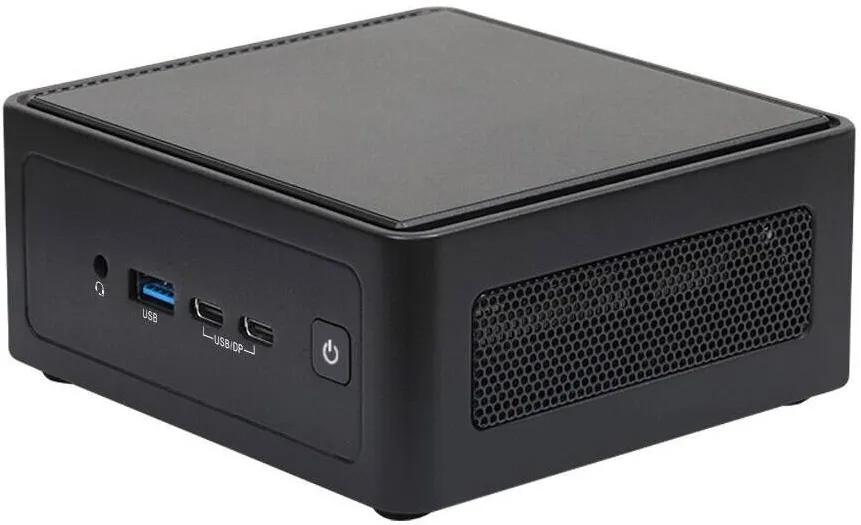 Sistem Mini ASRock 4X4 BOX-8640U, Ryzen 5, negru, 110x118x49mm