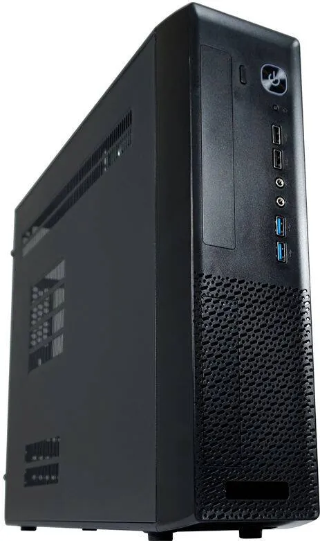 Carcasa PC LC-Power LC-1406MB-400TFX, microATX, negru, 2xUSB2.0, 2xUSB3.2, 357x100x410mm