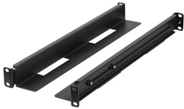 LANBERG Set sine glisante pentru rack 19" negre