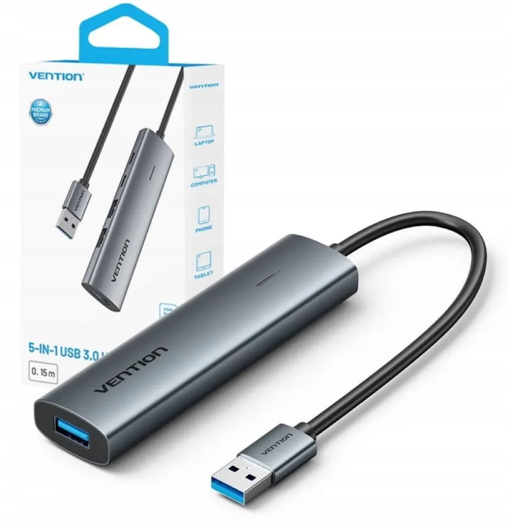 Hub USB Vention Hub 5v1 USB-AVention 0.15m