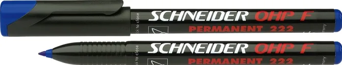 Schneider Universal permanent marker Schneider Maxx 220 S, varf 0.4mm, 4 culori/set - (N, R, A, V)
