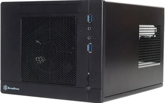 Carcasa PC Silverstone Compact Computer Cube Case SST-SG05BB-Lite USB3 Sugo Mini-ITX, black