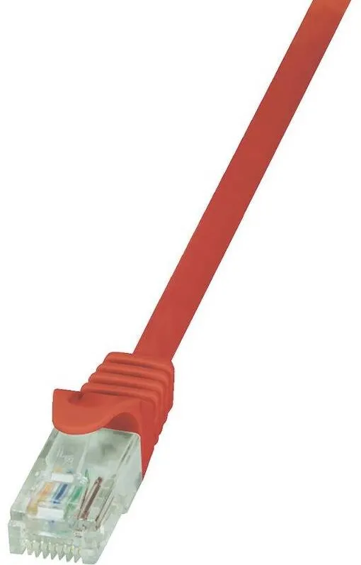 Accesoriu Retea Logilink - Patchcord CAT 5e UTP 0,25m rosu