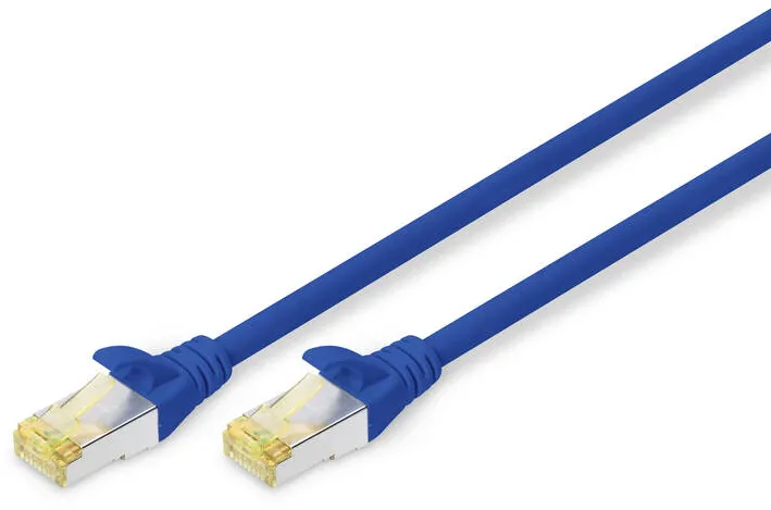 Assmann CAT 6A S-FTP patch cable Cu LSZH AWG 26/7 length 1 m Albastru