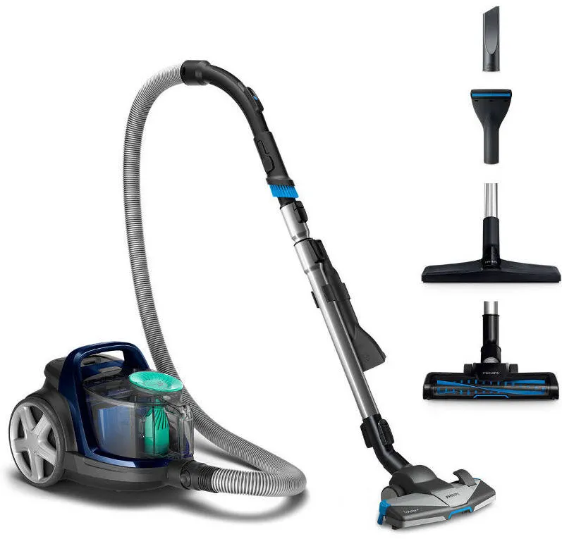 Aspirator Philips fara sac, Power Pro Active FC9556/09, 1.5L