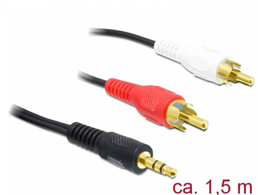 DELOCK 84000 audio cable - 1.5 m