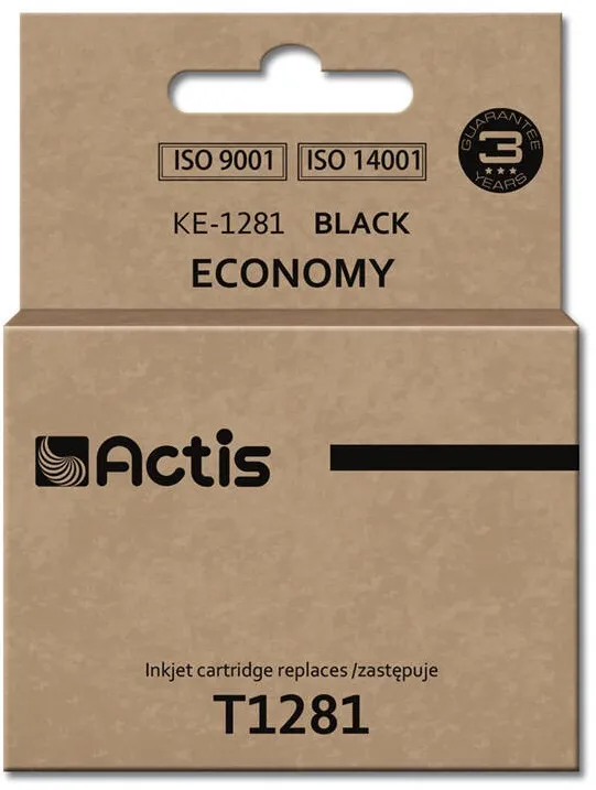 Cartus Imprimanta ACTIS Compatibil KE-1281 for Epson printer; Epson T1281 replacement; Standard; 15 ml; black