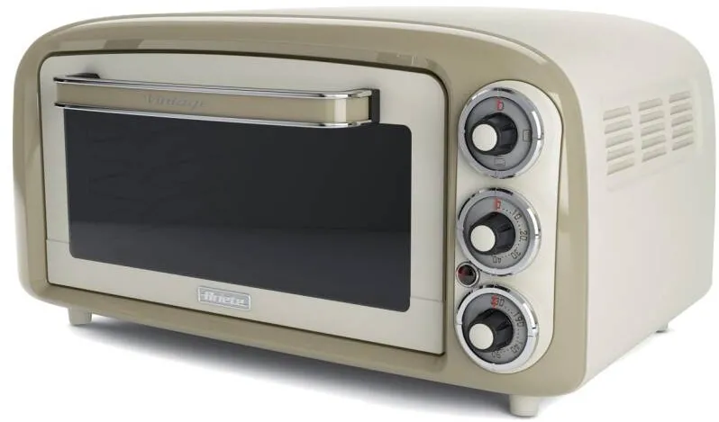 Ariete Cuptor electric Vintage, 18 litri 1,4 kW, 1380 W, Timer 60 min, bej