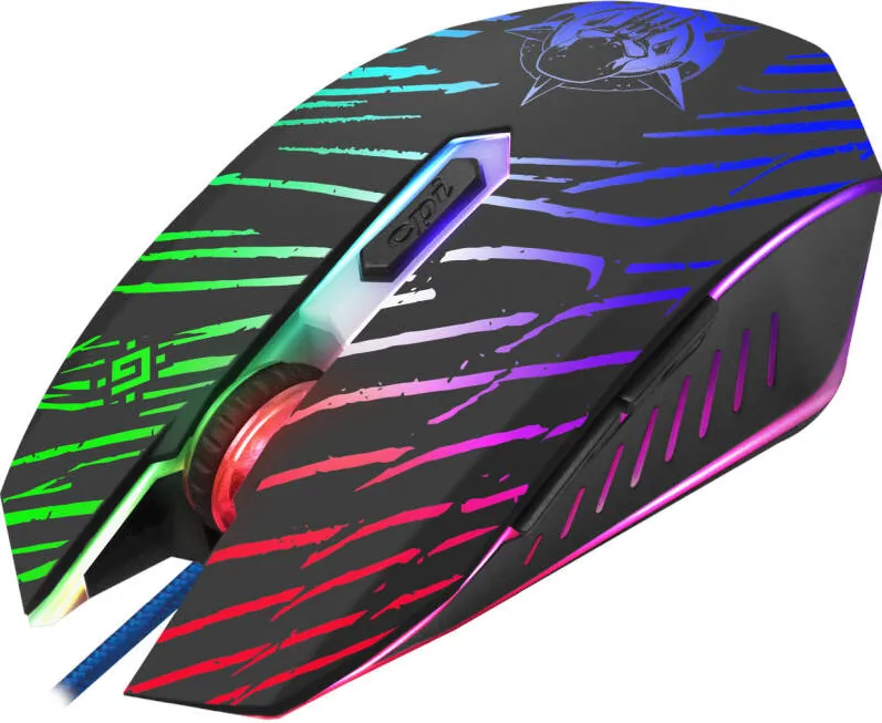 Mouse Defender Gaming, optic,  GM-590L DARK AGENT 12800dpi 6P illuminate
