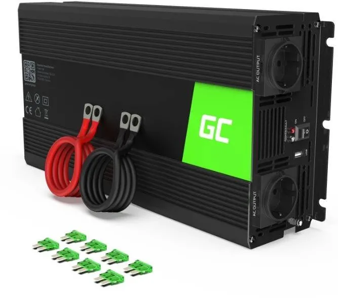 Green Cell Convertor de tensiune 24V na 230V 1500W/3000W