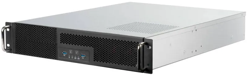 Carcasa server Silverstone RM23-502 Rackmount , ATX, USB 3.0 - 2U - Negru