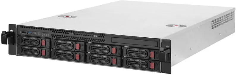 Carcasa server Silverstone RM22-308 Rackmount , 2U, E-ATX - Negru