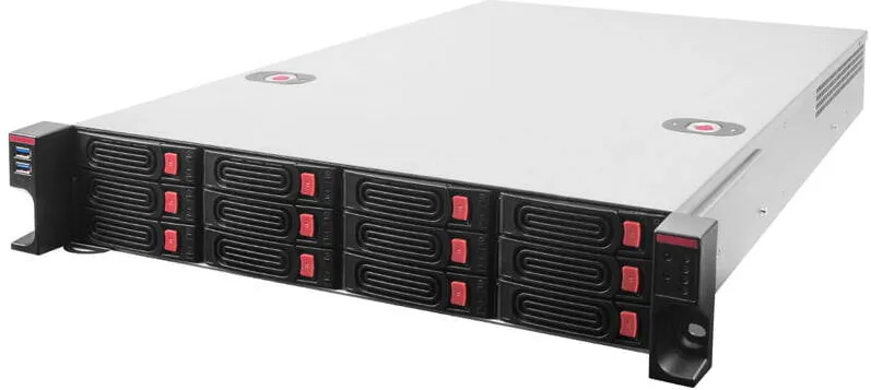 Carcasa server Silverstone RM22-312 Rackmount , 2U, E-ATX - Negru
