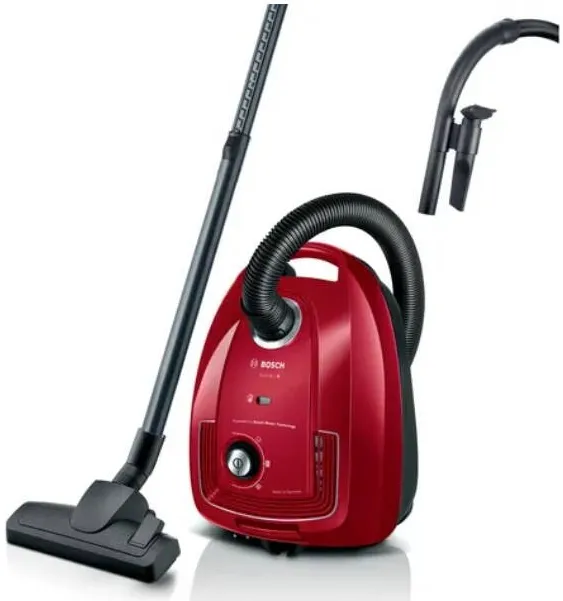 Aspirator BOSCH Serie 4 BGB38RD2, 4 l, 600 W, Rosu