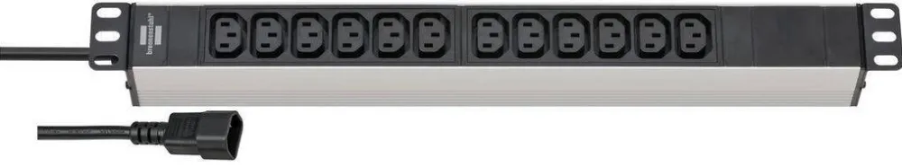 Prelungitor Brennenstuhl Alu-Line 48,3cm 12xC13 2m