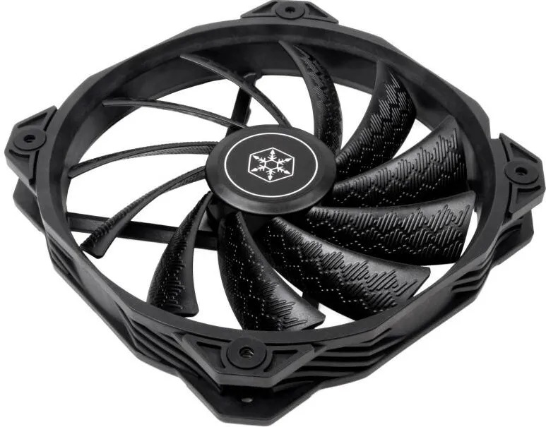 Ventilator Silverstone Shark Force, 160mm - Negru