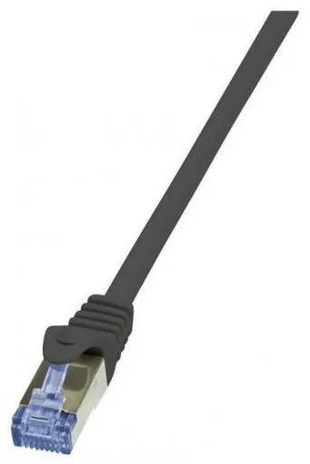 Cablu retea Logilink CAT6a S/FTP LSZH 1 m negru