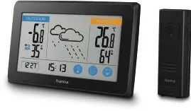 HAMA "Touch" Weather Station, black