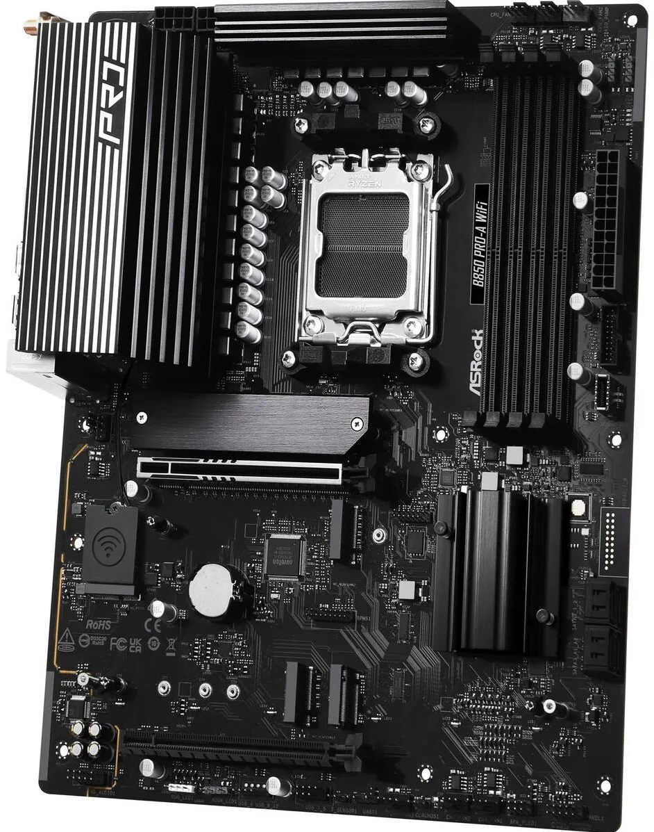 Placa de Baza ASRock B850 Pro-A WiFi, Sockel AM5, AMD B850, ATX, DDR5