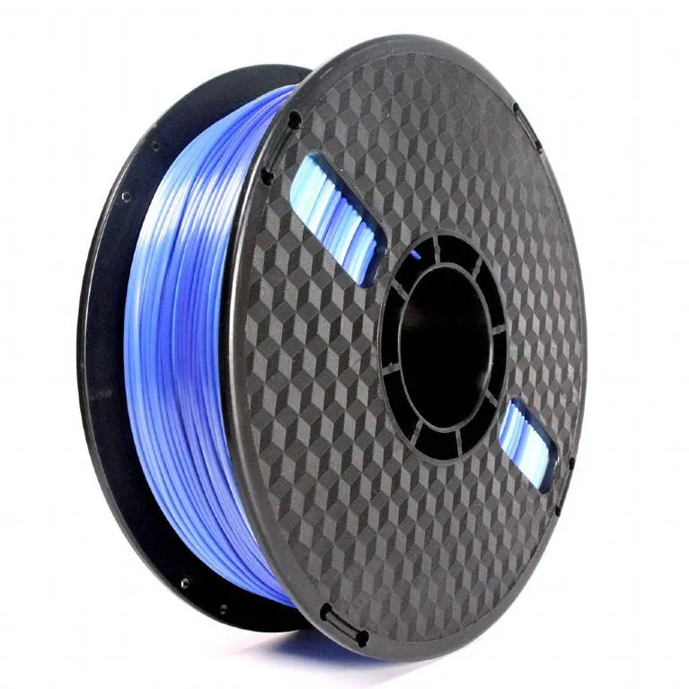 Gembird Filament, PLA Silk Ice, Ice blue + dark blue, 1.75 mm, 1 kg