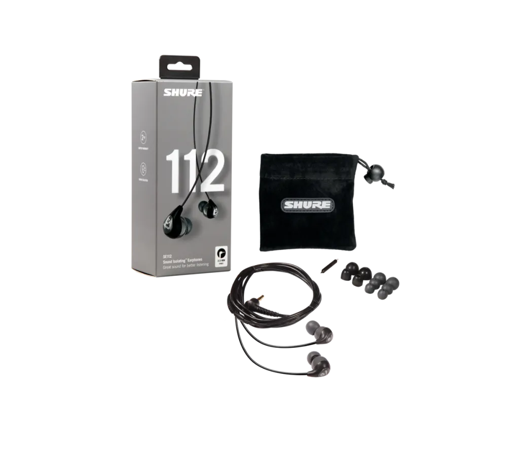 Casti In-Ear Shure  SE112 Earphone, Grey