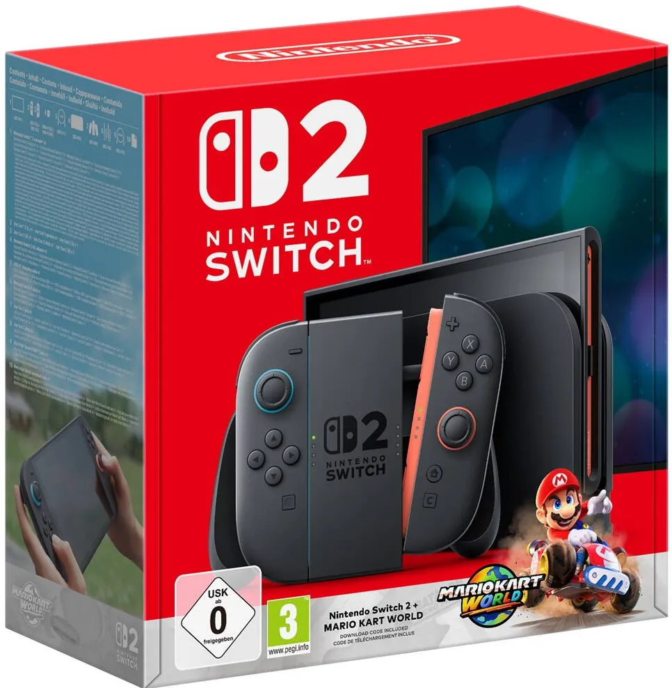 Consola jocuri NINTENDO  Switch 2 + Mario Kart World portable game console 20.1 cm (7.9") 256 GB Touchscreen Wi-Fi Black