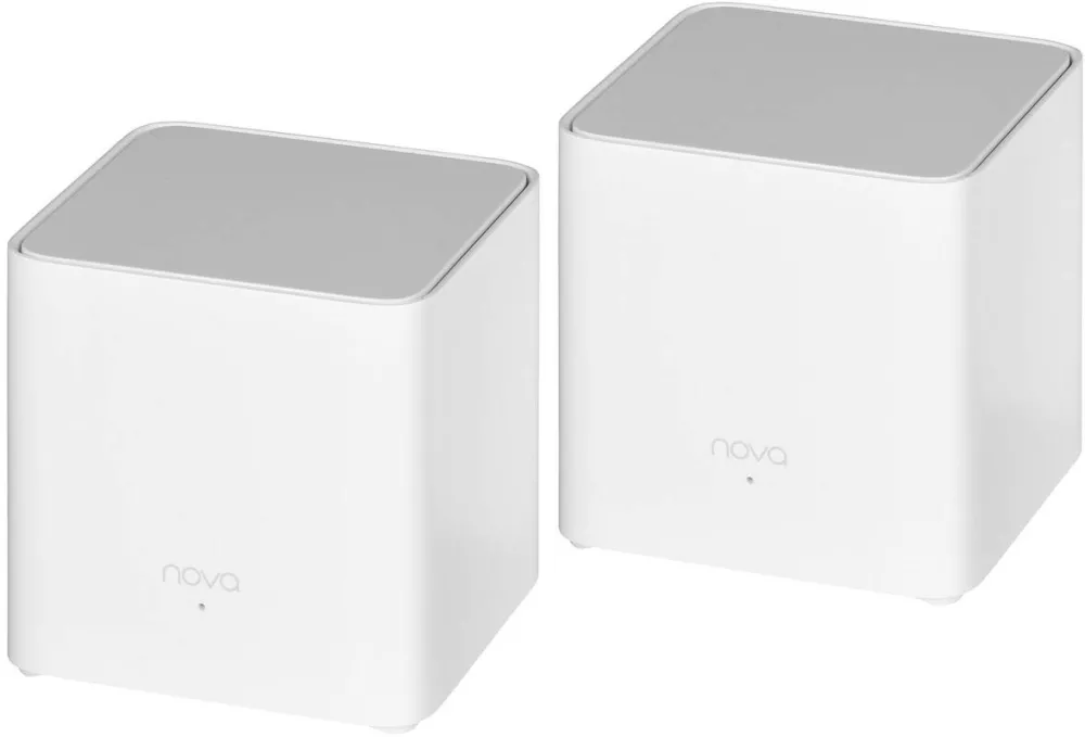 Set sistem mesh Tenda EX3 Wi-Fi 6 (802.11ax) dual-band alb, 2 buc