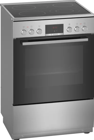 Aragaz electric BOSCH HKR39A250U 60 cm, afisaj digital, inox
