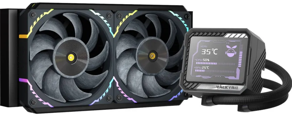 Cooler VALKYRIE Valkyrie V240 LCD, water cooling