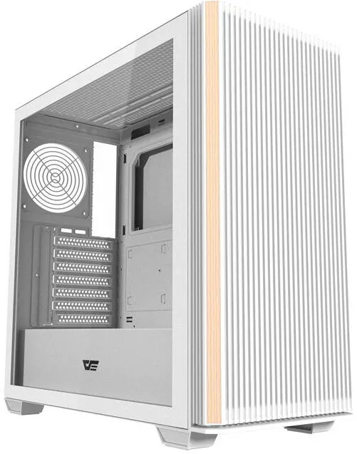 Carcasa PC Darkflash Darkflash DS900WS ATX computer case without fans (White)
