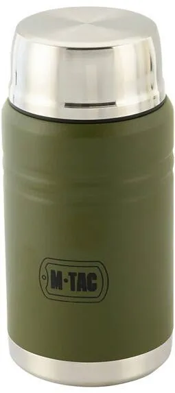 M-TAC M-Tac UN-R02-750A Food thermos with foldable stainless steel spoon, 750 ml, olive green