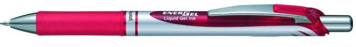Pentel Roller cu gel Pentel Energel, cu mecanism, 0.7mm, Rosu