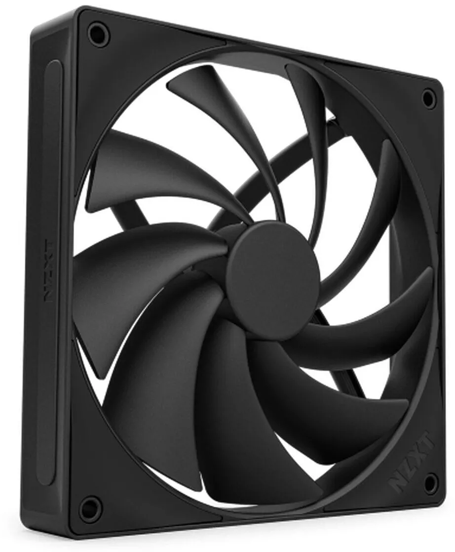NZXT Ventilator PC NZXT F140Q, 14cm, 1500 RPM, negru, 1 unitate