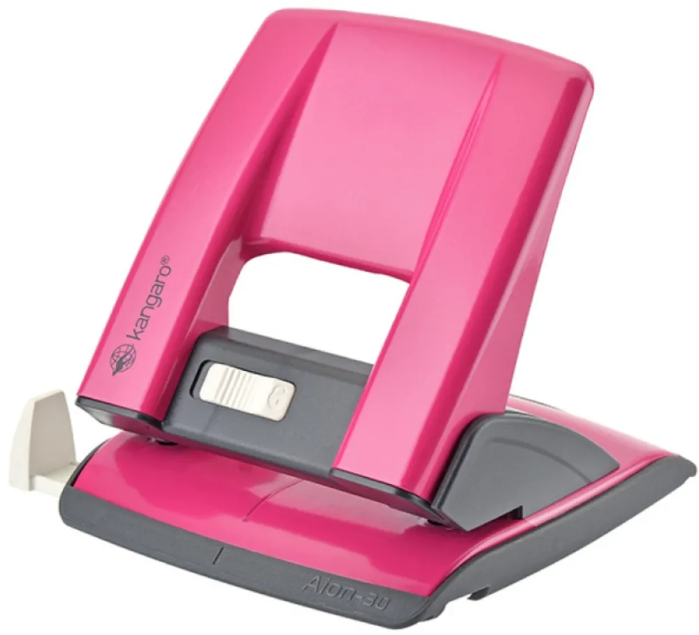 KANGARO - caps.perf Perforator metalic 30 coli, KANGARO Aion 30 - roz metalizat