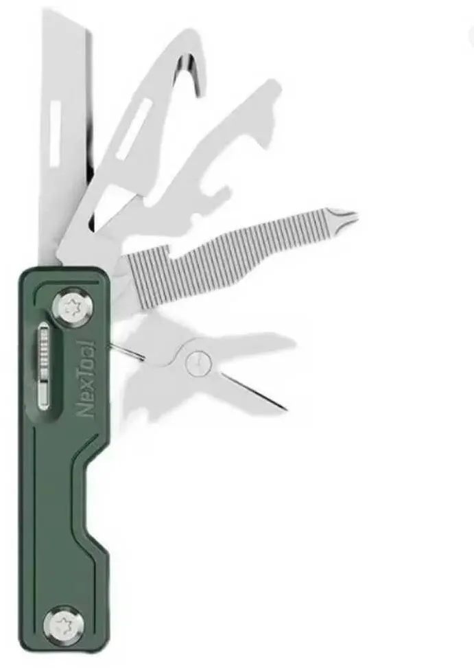 Nextool NE20098 10-in-1 multi-tool knife, green