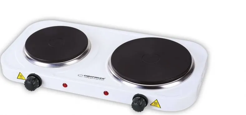Plita Esperanza Esperanza EKH014W Electric cooker 2 zones White