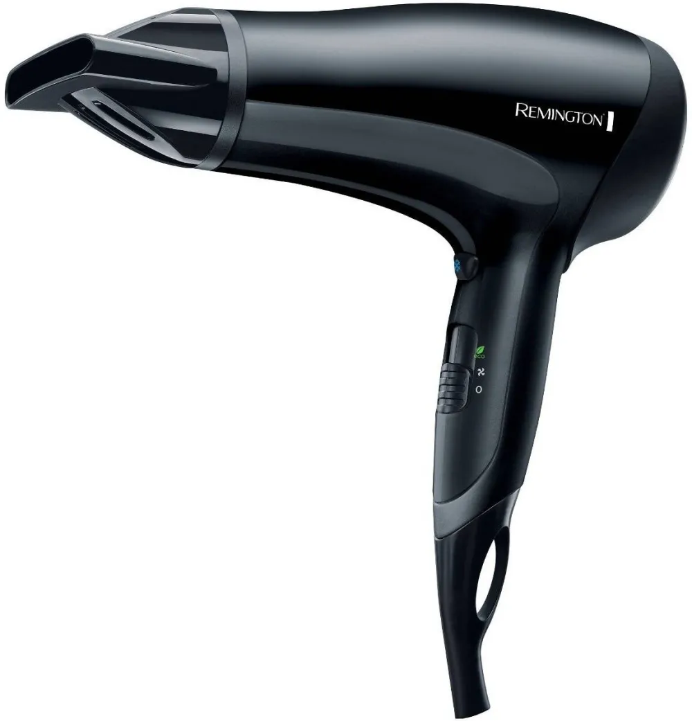 REMINGTON Uscator de par Remington D3010, 3 temperaturi, 2 viteze, 2000 W, Negru